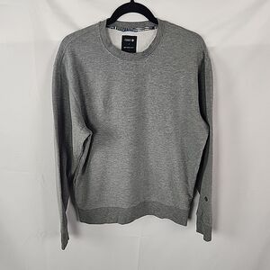 Stance Shelter Butter Blend Crewneck Sweatshirt Men Small Gray Cozy Lounge